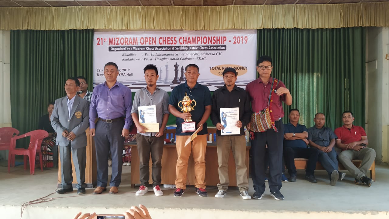 Mizoram Open Chess Championship 2019 at Serchhip